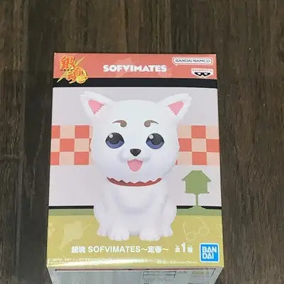 White dog figurine in box from Banpresto Gintama Sofvimates Sadaharu figure collection