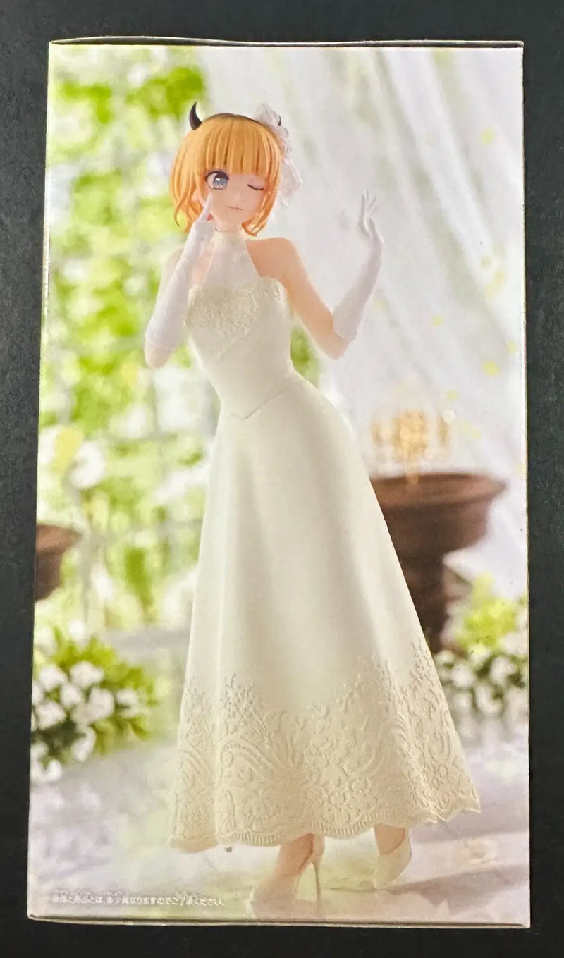 Anime figurine in memcho bridal dress from BANPRESTO OSHI NO KO MEMCHO BRIDAL DRESS FIGURE