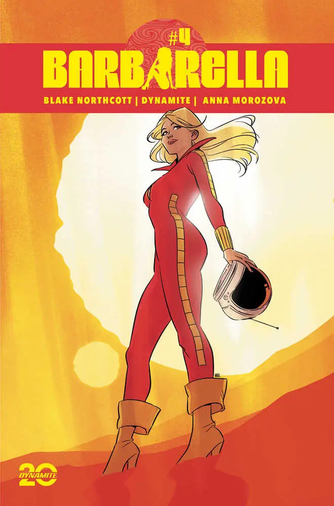 Barbarella comic book cover featuring art by Blake Northcott and Anna Morozova