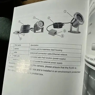 Barlus IP68 Underwater Camera Waterproof Inspection Cam HD Video Surveillance - Underwater Camera