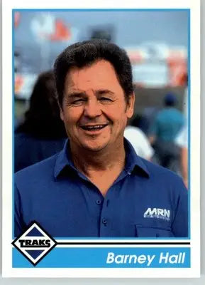 Barney Hall - 1992 Traks - #135 - Racing - Racing Card Single