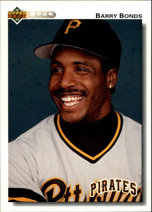 Barry Bonds 1992 Upper Deck MLB #134 Baseball Card Pittsburgh Pirates - Baseball Card Single