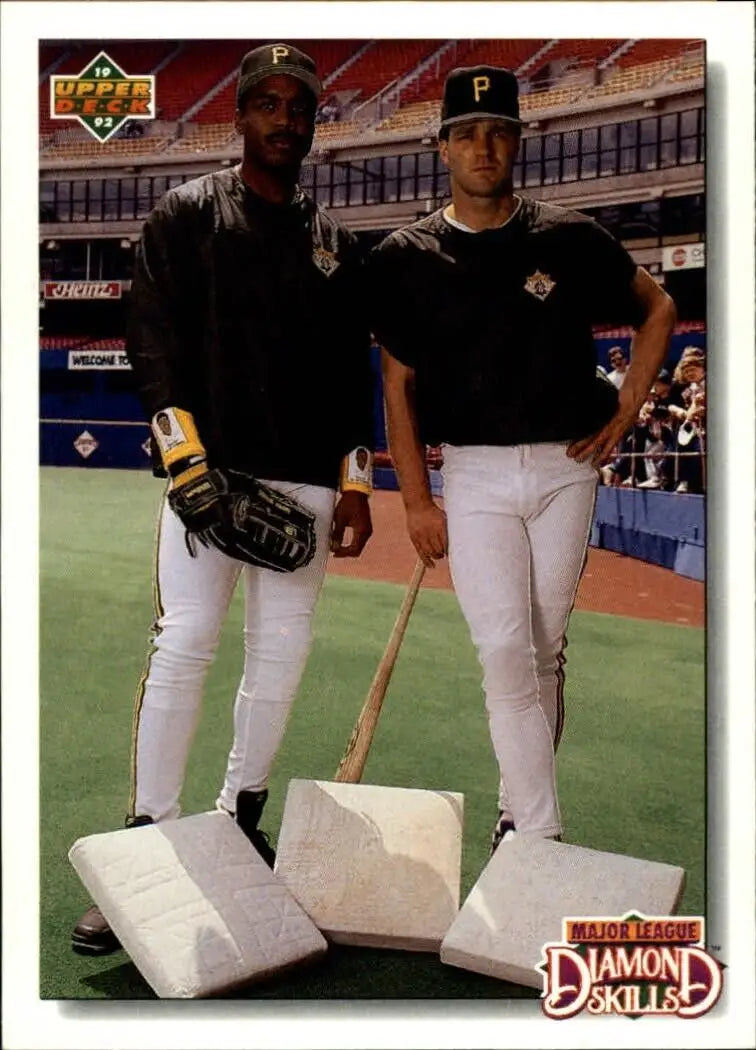 Barry Bonds/Andy Van Slyke 1992 Upper Deck MLB #711 Checklist Card Pirates - Baseball Card Single