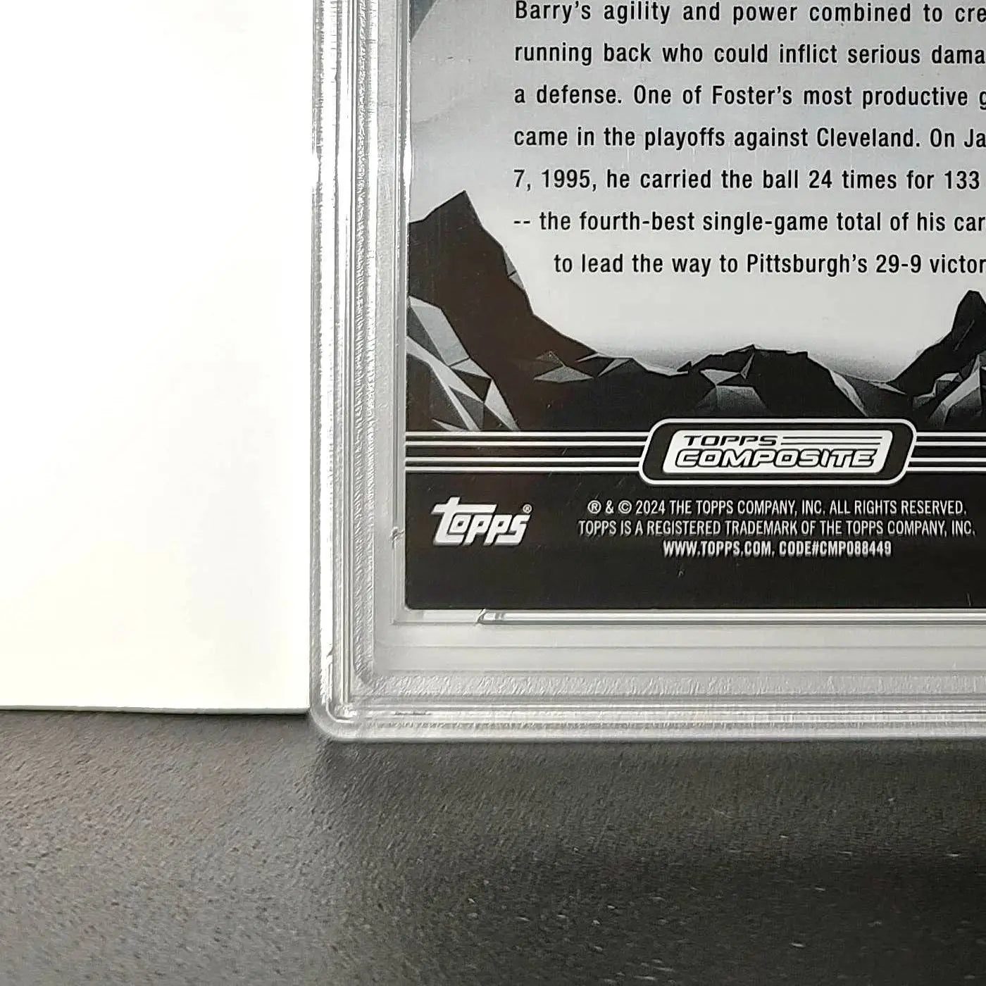 Barry Foster 2023 Topps Midnight #339 Morning Parallel 038/125 PSA 8 NM-MT