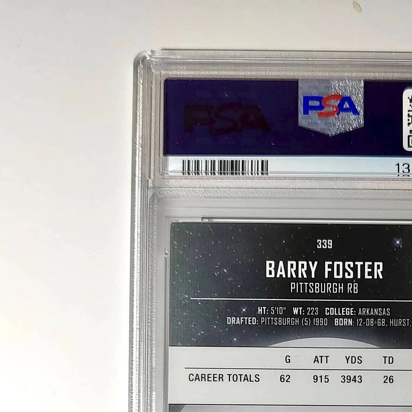 Barry Foster 2023 Topps Midnight #339 Morning Parallel 038/125 PSA 8 NM-MT