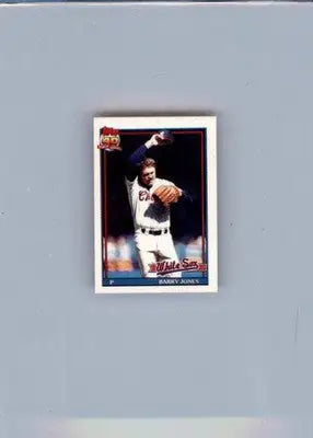 Barry Jones - 1991 Topps Micro - #33 - Baseball - Baseball Card Single