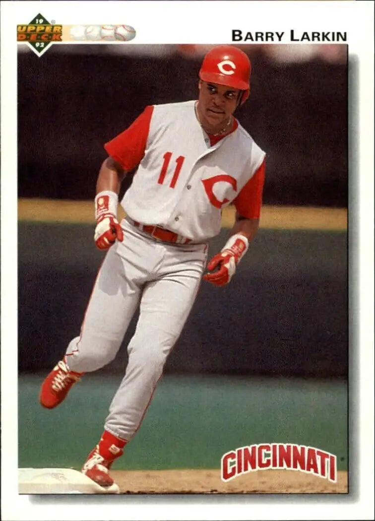 Barry Larkin 1992 Upper Deck MLB #144 Baseball Card Cincinnati Reds - Baseball Card Single