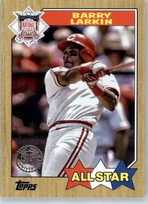 Barry Larkin - 2022 Topps - #87AS-25 - 1987 Topps Baseball 35th Ann. All-Stars - Baseball Card Single