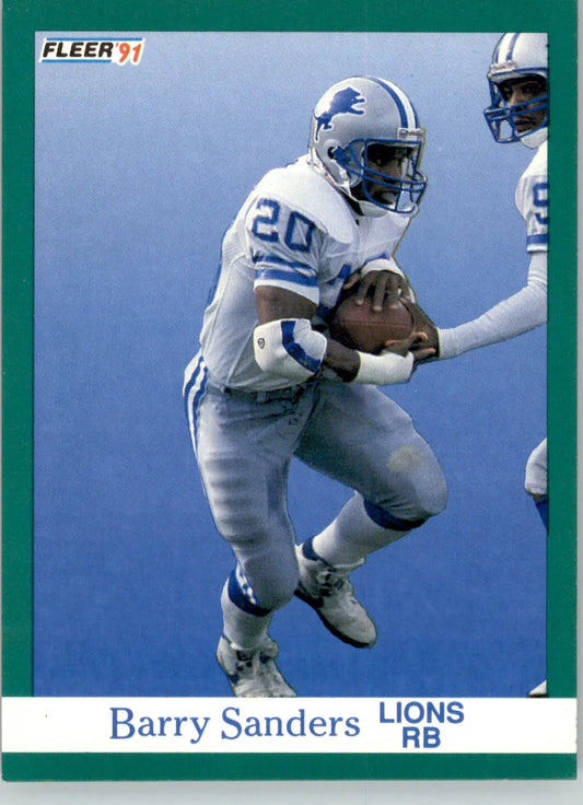 Barry Sanders - 1991 Fleer - #247 - Football