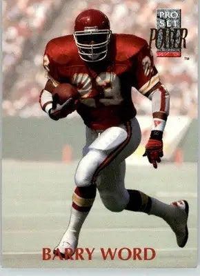 Barry Word - 1992 Pro Set Power - #123 - Football - Football Card Single