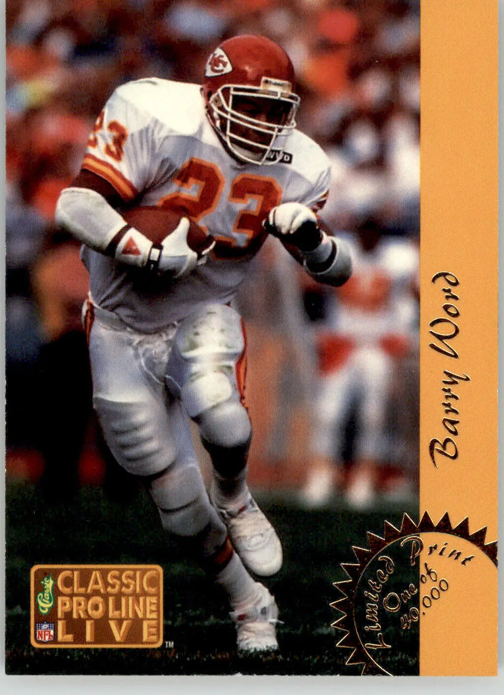 Barry Word - 1993 Pro Line Live - #LP8 - Limited Prints Football