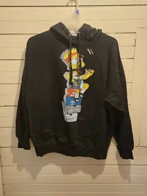 Bart Simpson Hoodie Jon Lauren Apparel Men’s XL Black Takis Nike Adidas Jordan - Apparel