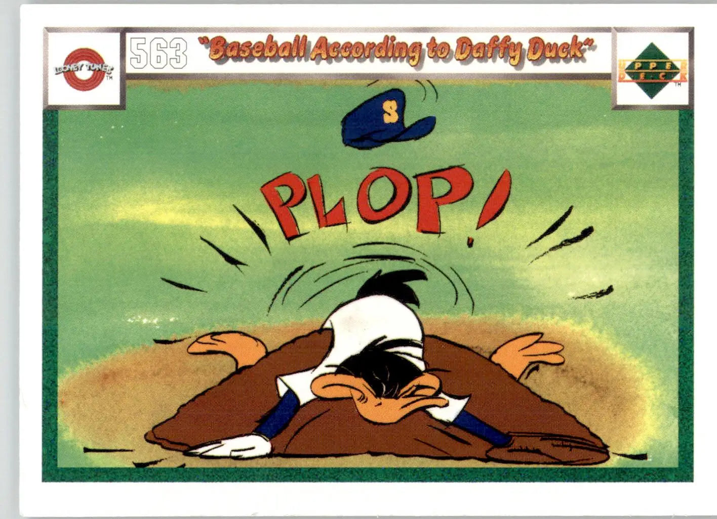 Baseball According to Daffy Duck / Curve Ball - 1990 UD Comic Ball 563/572 - Baseball Card Single