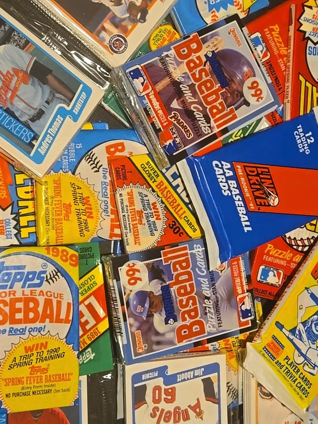 Baseball Card Packs Lot of 5 Packs - Baseball Card Box