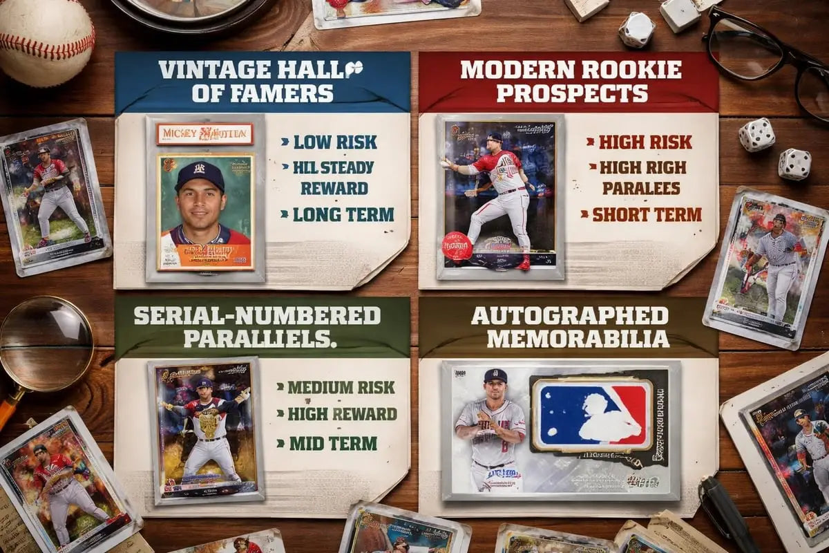 Baseball cards for sale: vintage hall of famers, rookies, parallels, autos