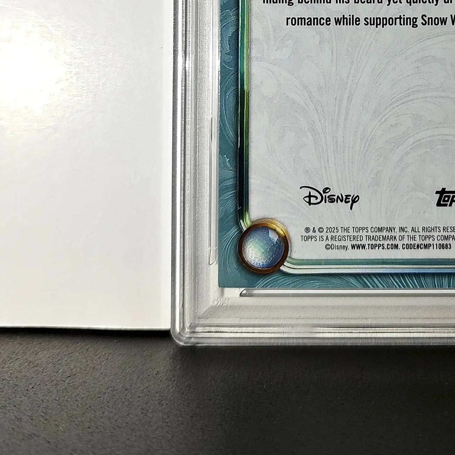 Bashful 2025 Topps Disney #105 Diamond Snow White and the Seven Dwarfs PSA 9 - Non-Sports Card Single
