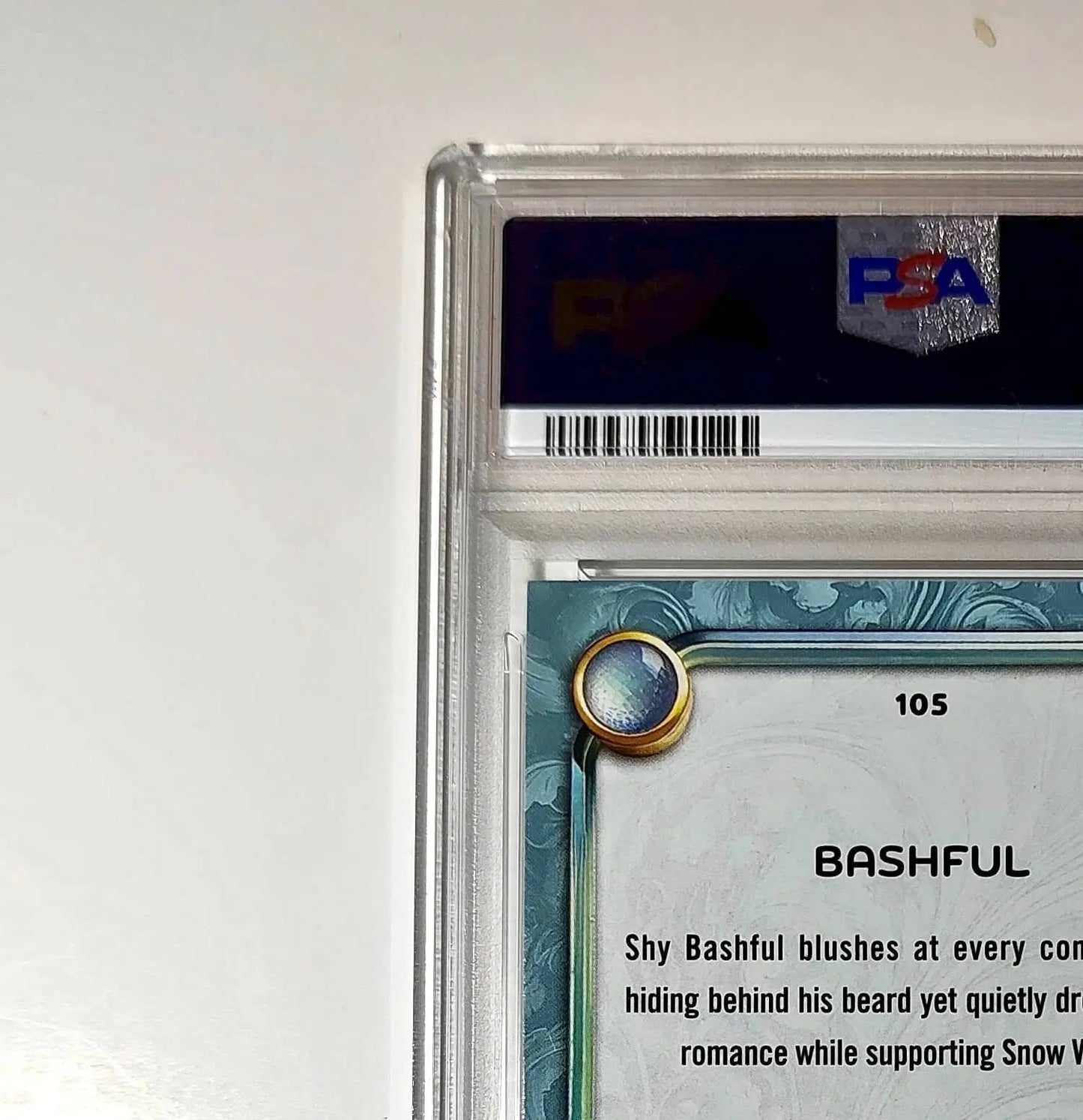 Bashful 2025 Topps Disney #105 Diamond Snow White and the Seven Dwarfs PSA 9 - Non-Sports Card Single