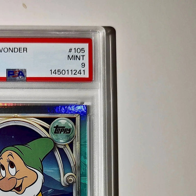 Bashful 2025 Topps Disney #105 Diamond Snow White and the Seven Dwarfs PSA 9 - Non-Sports Card Single