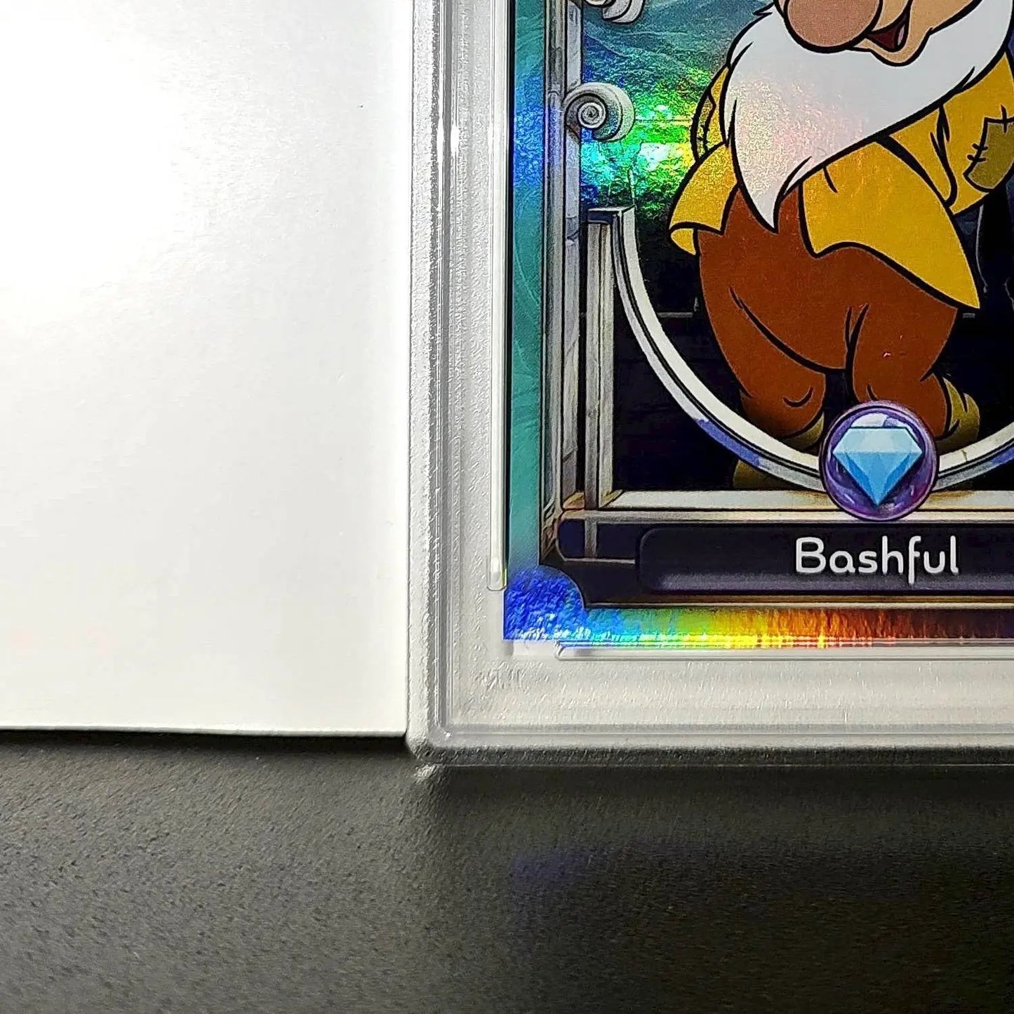Bashful 2025 Topps Disney #105 Diamond Snow White and the Seven Dwarfs PSA 9 - Non-Sports Card Single