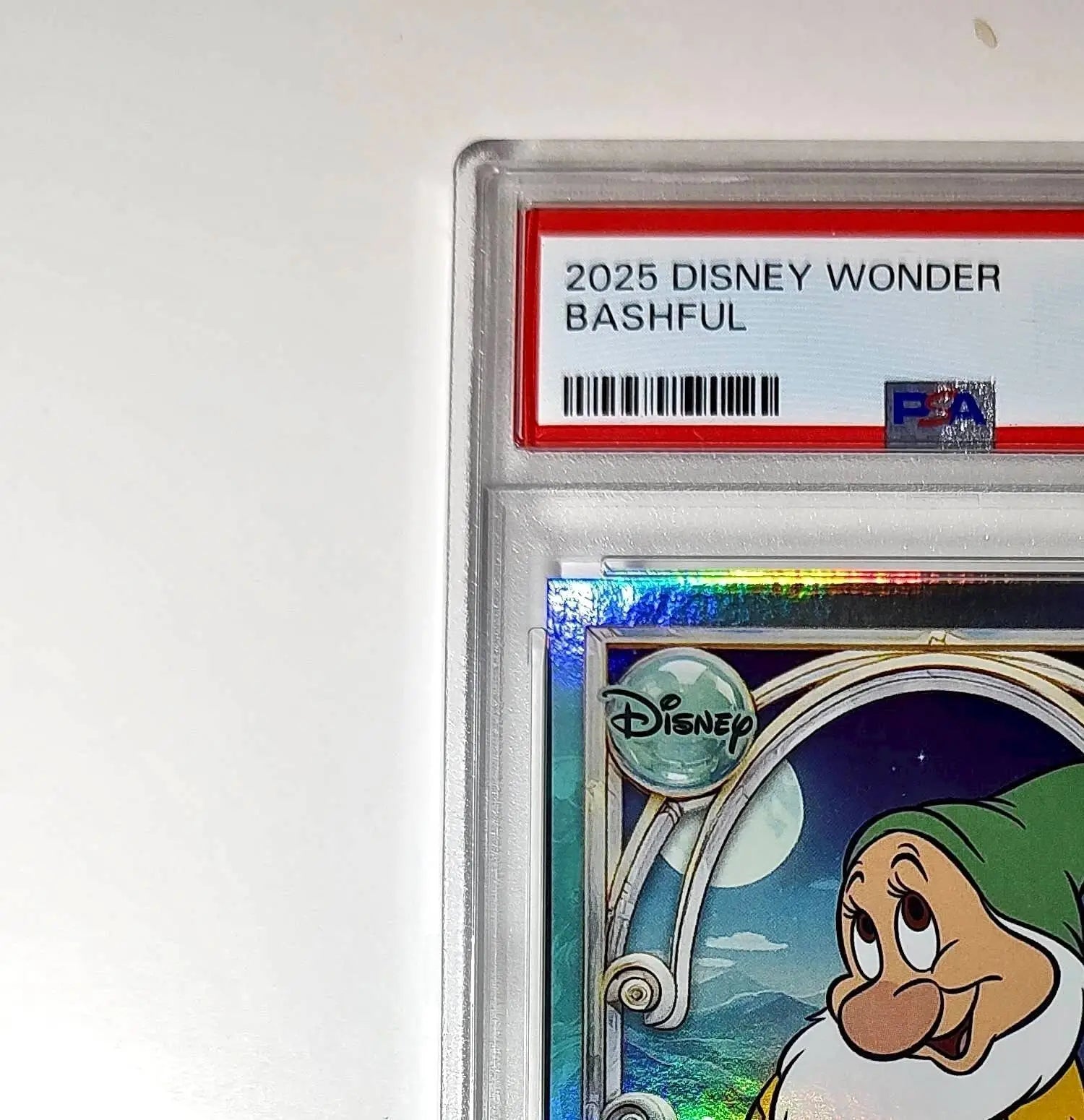 Bashful 2025 Topps Disney #105 Diamond Snow White and the Seven Dwarfs PSA 9 - Non-Sports Card Single