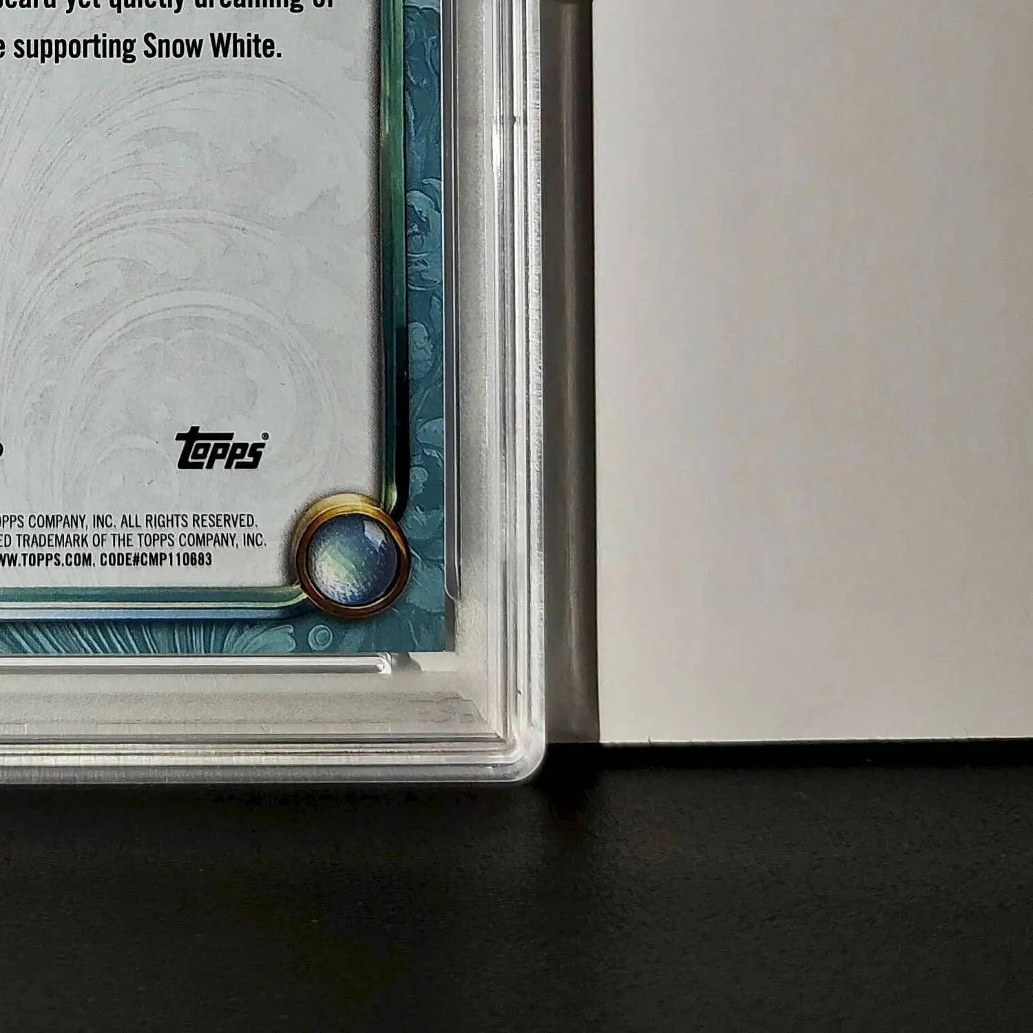 Bashful 2025 Topps Disney #105 Diamond Snow White and the Seven Dwarfs PSA 9 - Non-Sports Card Single