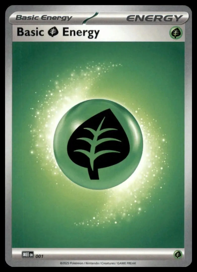 Basic Grass Energy 1 Mee: Mega Evolution Energies Regular Pokemon - Pokémon Card Single