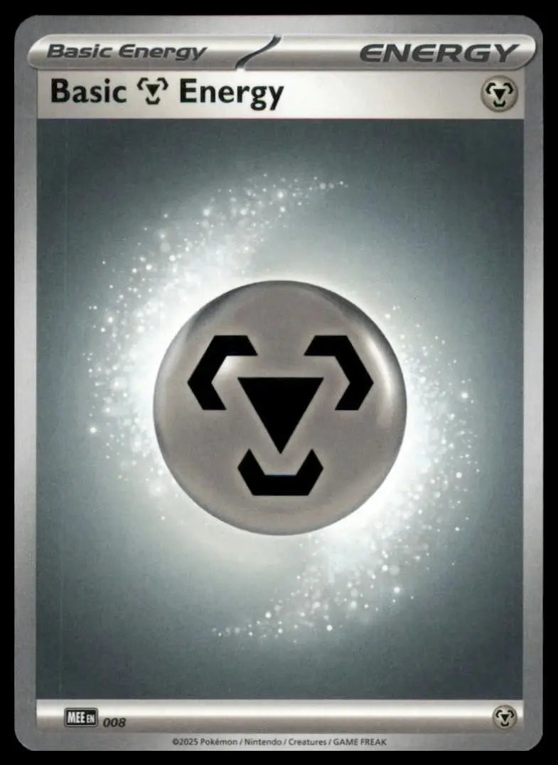 Basic Metal Energy 8 Mee: Mega Evolution Energies Regular Pokemon
