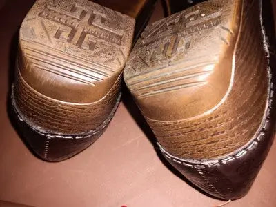 BASS Melinda Scrolled Clogs Slip On Loafers Women’s Size 7M Brown Pre-Owned Nice - Other
