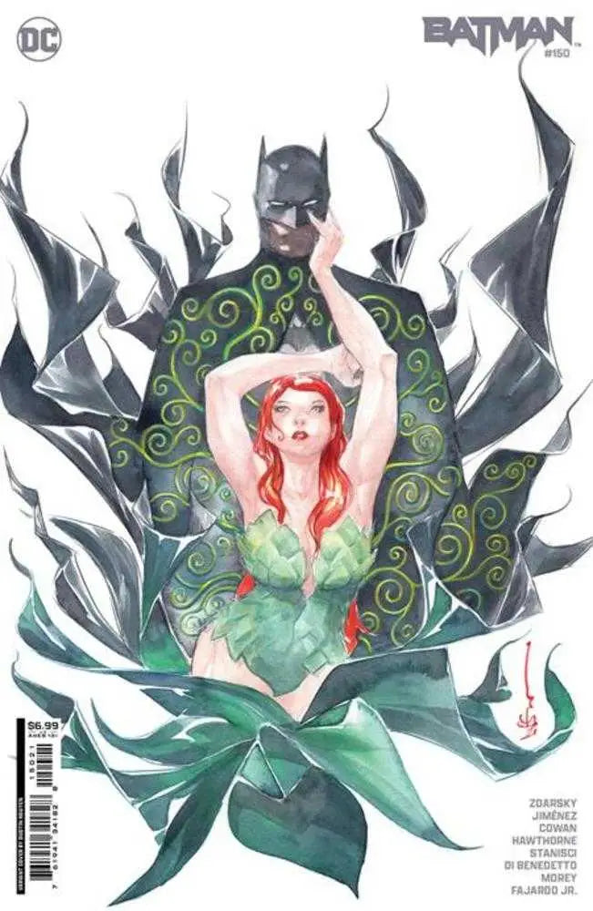 Comic book cover of Poison Ivy with Batman’s silhouette, part of Absolute Power series