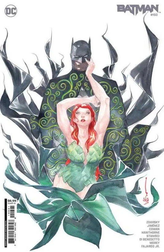 Comic book cover of Poison Ivy with Batman’s silhouette, part of Absolute Power series