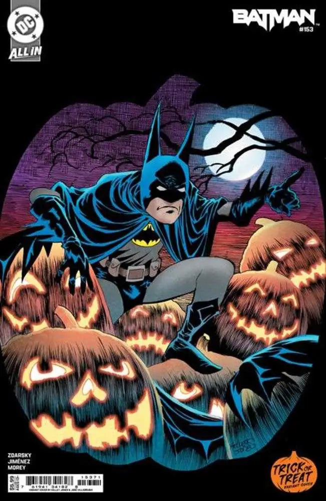 Batman #153 Cover D Kelley Jones Trick Or Treat Card Stock Variant - Back Issues