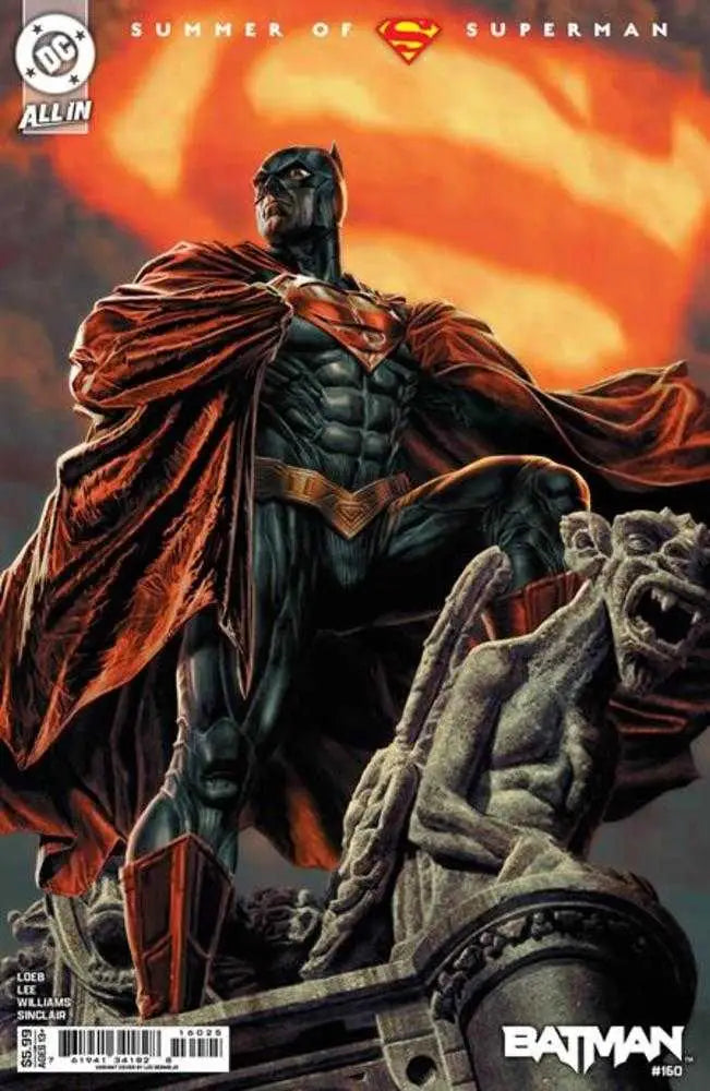 Batman Superman hybrid comic book cover E Lee Bermejo card stock variant product