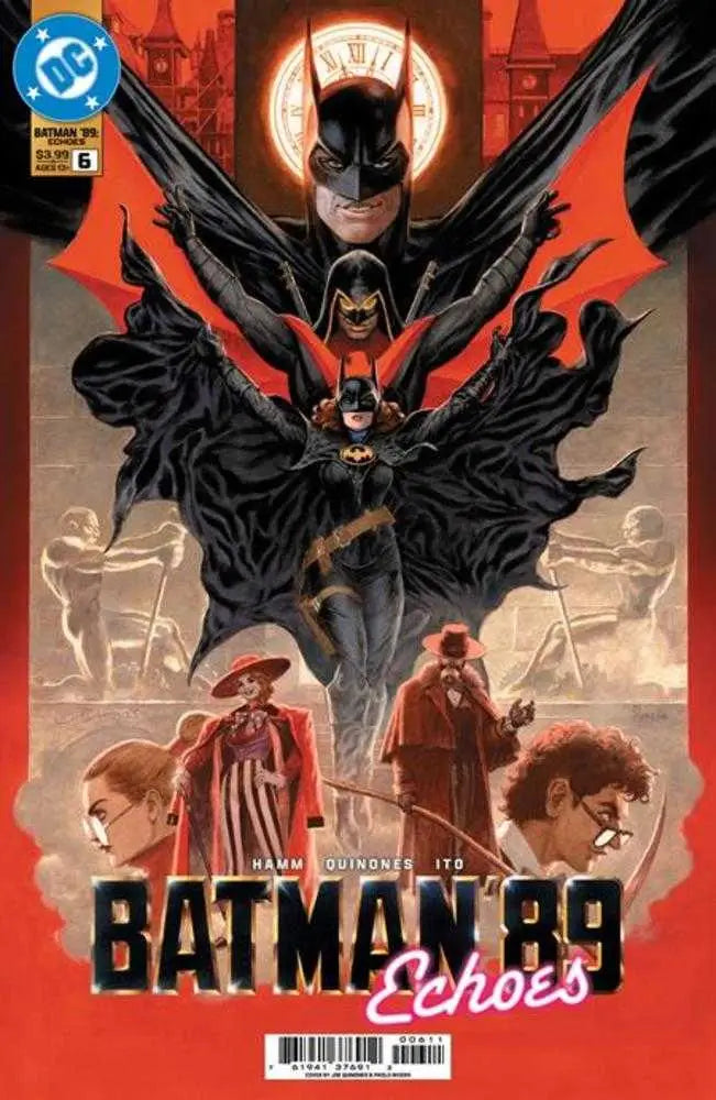 Batman 89 Echoes comic book cover featuring Joe Quinones and Paolo Rivera artwork