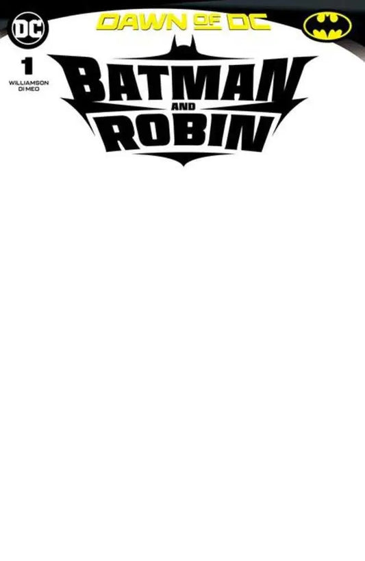 Batman And Robin #1 Cover D Blank Card Stock Variant - DC Card Single