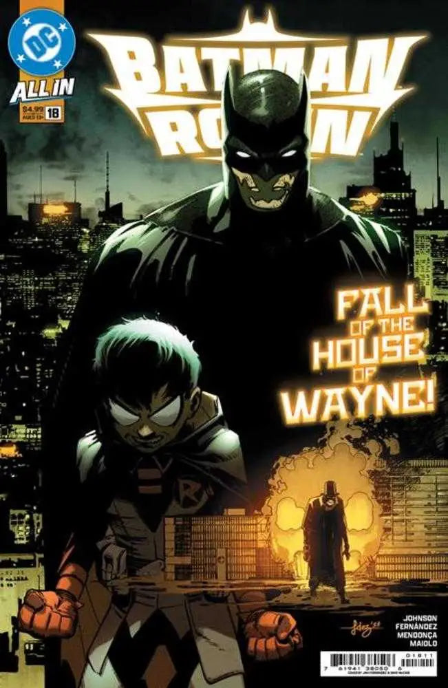Batman and Robin comic book cover featuring Javier Fernandez art and Memento’s Gruesome Rampage