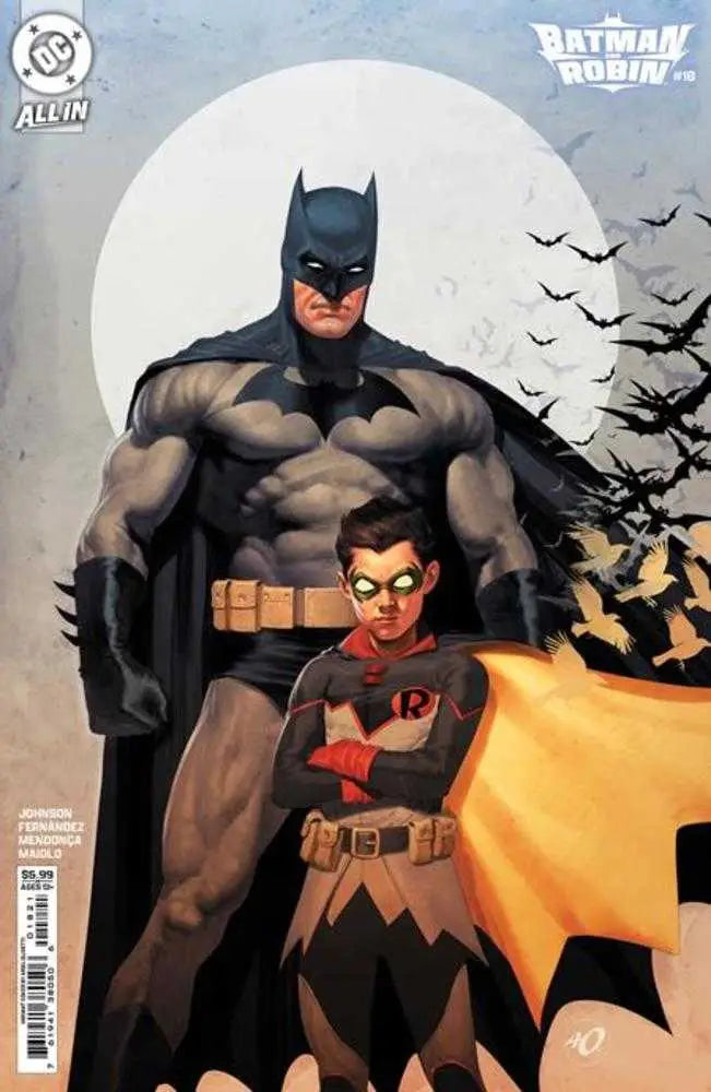 Batman And Robin #18 Cover B Ariel Olivetti Card Stock Variant - Comic Book