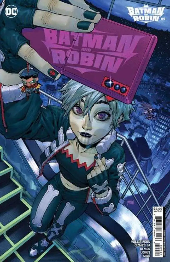 Harley Quinn on Batman And Robin #9 Cover B Gleb Melnikov Card Stock Variant trading cards