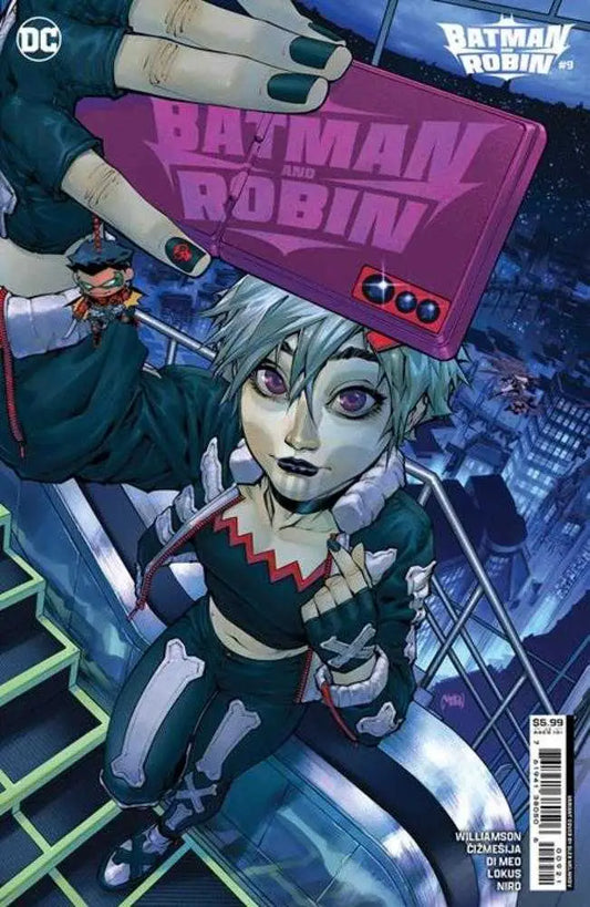 Harley Quinn on Batman And Robin #9 Cover B Gleb Melnikov Card Stock Variant trading cards