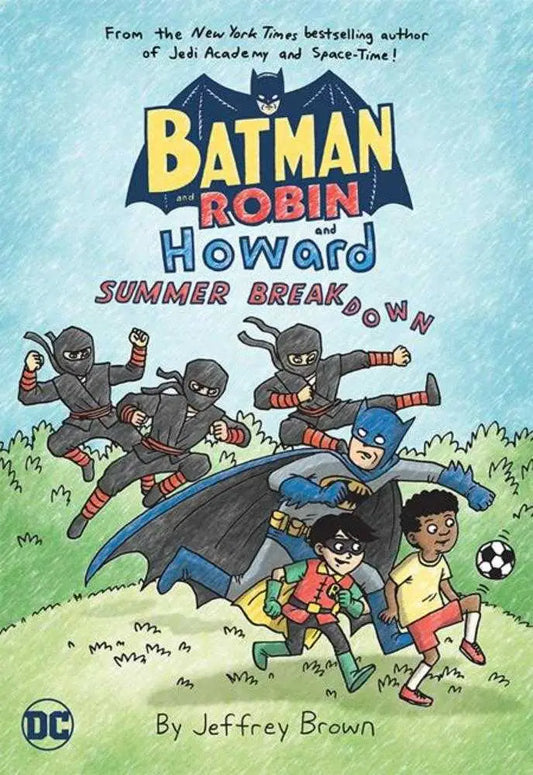 Graphic novel cover featuring Batman Robin Howard and ninjas from Hero Club Summer Breakdown TPB