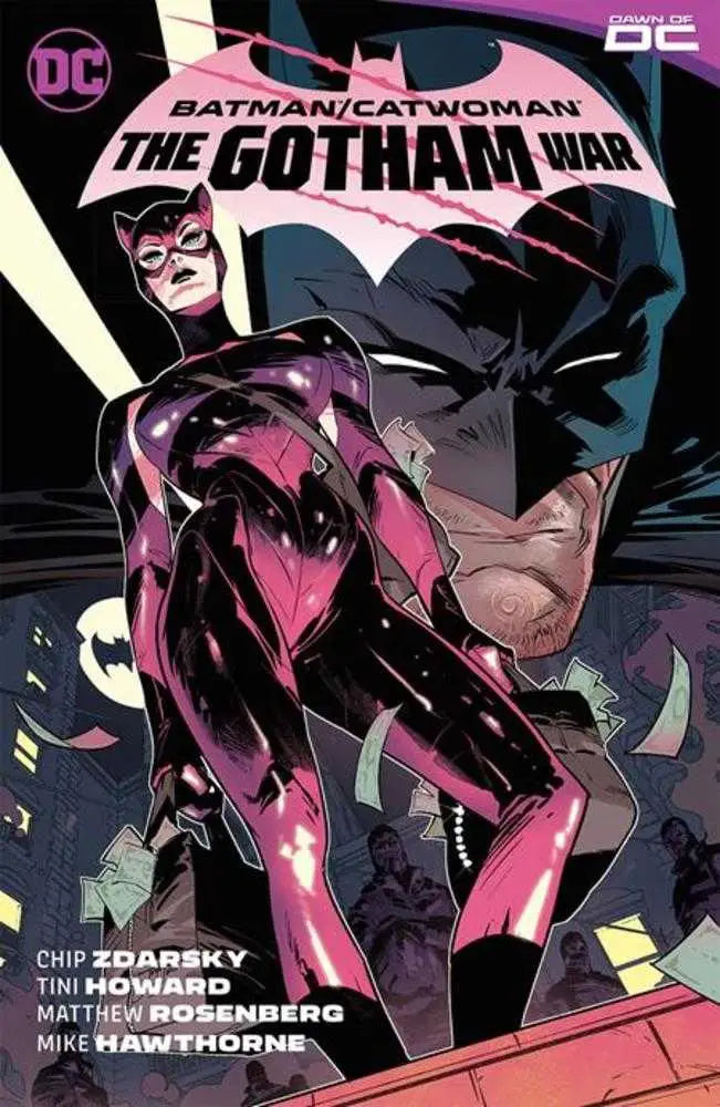 Batman Catwoman The Gotham War Hardcover with dynamic comic book cover art