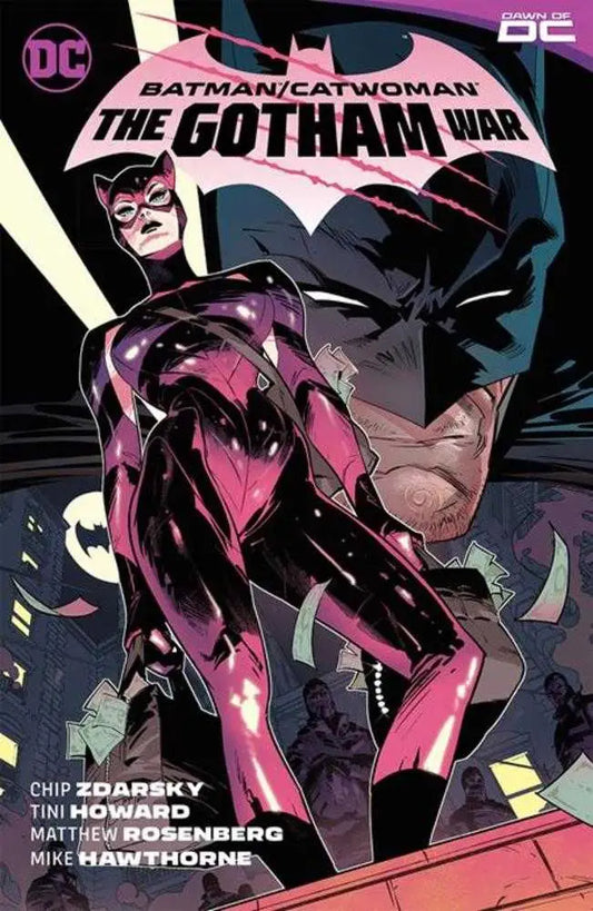 Batman Catwoman The Gotham War Hardcover with dynamic comic book cover art