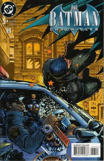 Comic book cover of Batman Chronicles 1998 #13 featuring Batman and vibrant artwork