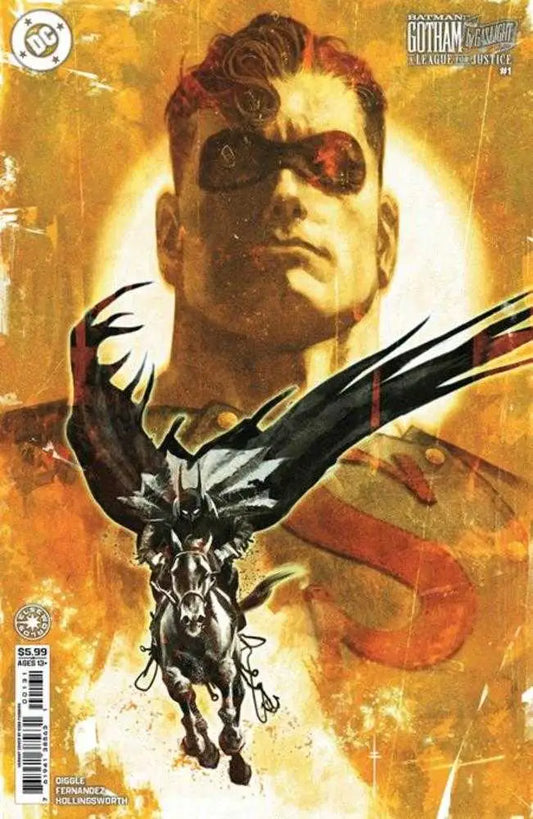 Batman Gotham By Gaslight A League For Justice #1 (Of 6) Cover B Sebastian Fiumara Card Stock Variant - Comic Book