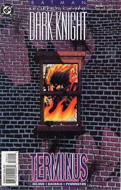 Batman comic book Batman Legends of the Dark Knight 1994 #64 featuring artwork by Chris Bachalo