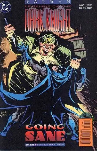 Batman comic book cover from Batman Legends of the Dark Knight series featuring Joseph Kerr