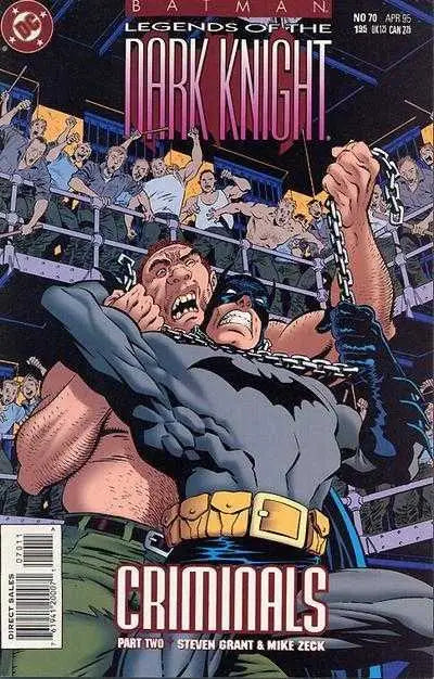 Batman comic book cover featuring the Dark Knight for Batman Legends of the Dark Knight 70