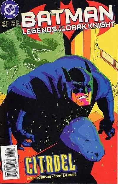 Batman comic book cover from Batman Legends of the Dark Knight 1996 #85