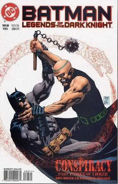Batman comic book cover from Batman Legends of the Dark Knight 1996 #88