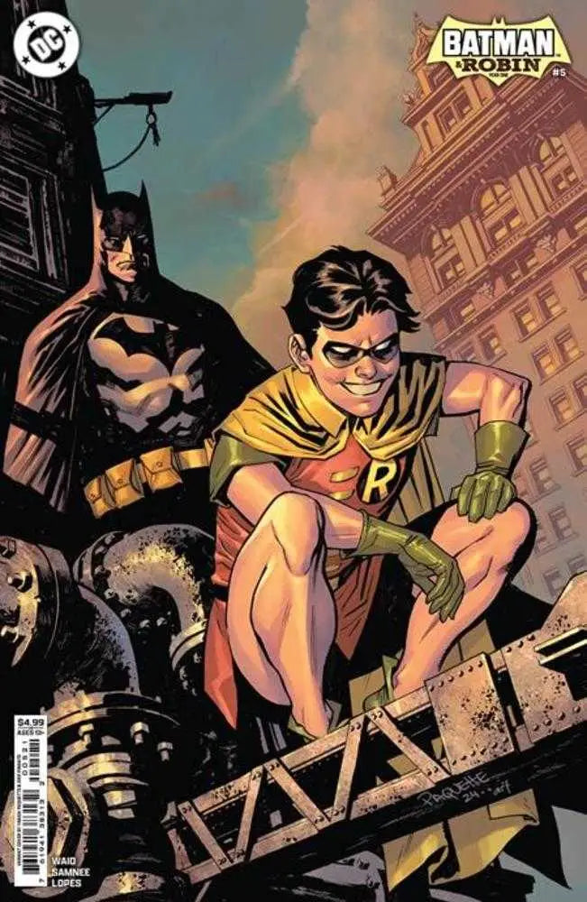 Batman and Robin Year One comic book cover featuring Wayne Manor and Bruce Wayne artwork