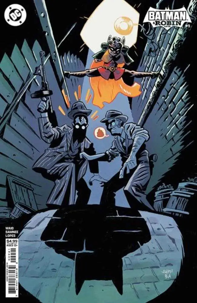 Comic book cover B Juni featuring Batman and Robin Year One by Juni Ba Card Stock Variant